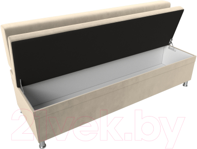 Скамья кухонная мягкая Лига Диванов Стайл / 114499 (микровельвет бежевый)