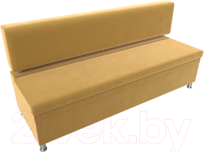 Скамья кухонная мягкая Лига Диванов Стайл / 114501 (микровельвет желтый)