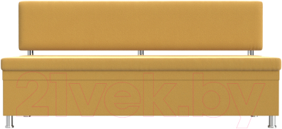 Скамья кухонная мягкая Лига Диванов Стайл / 114501 (микровельвет желтый)