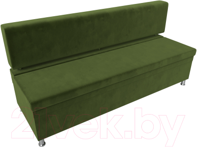 Скамья кухонная мягкая Лига Диванов Стайл / 114502 (микровельвет зеленый)