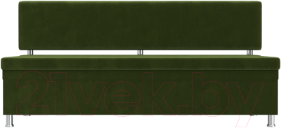 Скамья кухонная мягкая Лига Диванов Стайл / 114502 (микровельвет зеленый)