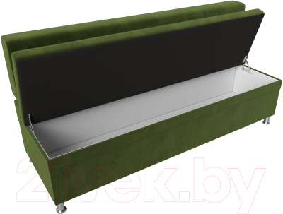 Скамья кухонная мягкая Лига Диванов Стайл / 114502 (микровельвет зеленый)