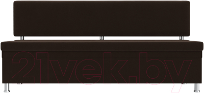 Скамья кухонная мягкая Лига Диванов Стайл / 114504 (микровельвет коричневый)