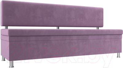 Скамья кухонная мягкая Лига Диванов Стайл / 114505 (микровельвет сиреневый) - фото