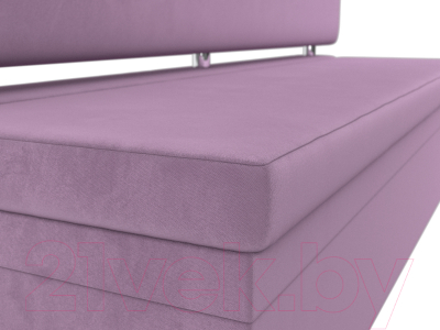 Скамья кухонная мягкая Лига Диванов Стайл / 114505 (микровельвет сиреневый)