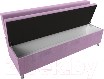 Скамья кухонная мягкая Лига Диванов Стайл / 114505 (микровельвет сиреневый)