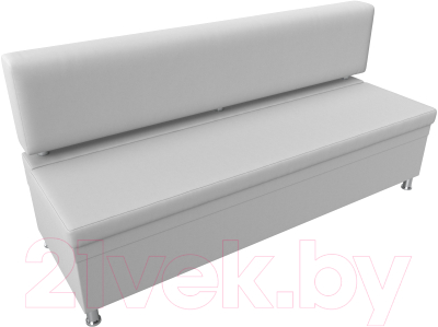Скамья кухонная мягкая Лига Диванов Стайл / 114509 (экокожа белый)