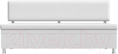 Скамья кухонная мягкая Лига Диванов Стайл / 114509 (экокожа белый)