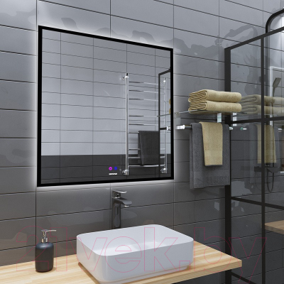 Зеркало Grossman Pragma-норма Black LED / 1880802