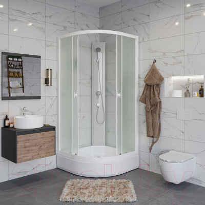 Душевая кабина Niagara Promo P80/26/MT/BK 80x80x195