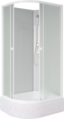 Душевая кабина Niagara Promo P110/80/26R/MT/BK 110x80x195 - фото