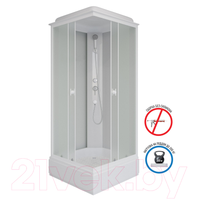 Душевая кабина Niagara Promo P100/26Q/MT 100x100x215