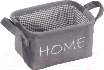 Корзина Handy Home Велюр 210x160x120 / LIS-10 S (серый) - фото