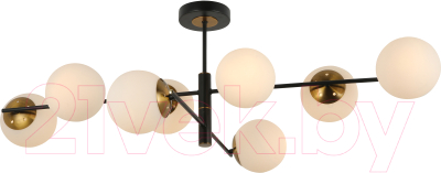 Потолочный светильник Mirastyle MD-16115/8 BK+GDBR - фото