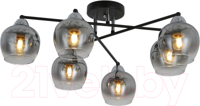 Потолочный светильник Mirastyle MD-8124/6 BK+CR - фото