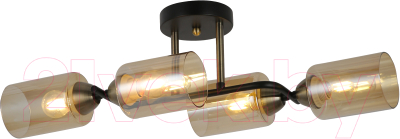 Потолочный светильник Mirastyle MD-8148/4 BK+ABR - фото