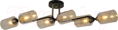 Потолочный светильник Mirastyle MD-8148/6 BK+ABR - фото
