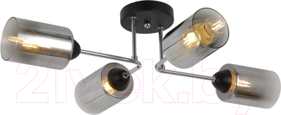 Потолочный светильник Mirastyle MD-8149/4 BK+CR - фото