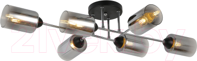 Потолочный светильник Mirastyle MD-8149/6 BK+CR - фото