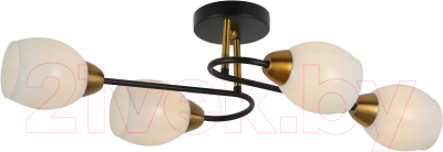 Потолочный светильник Mirastyle MD-8192/4 BK+GDBR - фото