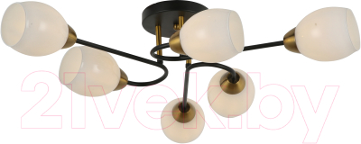 Потолочный светильник Mirastyle MD-8192/6 BK+GDBR - фото