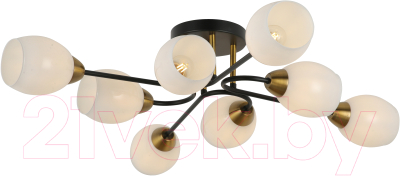 Потолочный светильник Mirastyle MD-8192/8 BK+GDBR - фото