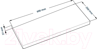 Полка Mio Tesoro Фора 1.60