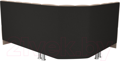 Уголок кухонный мягкий Лига Диванов Кантри левый / 106843L (велюр бежевый)