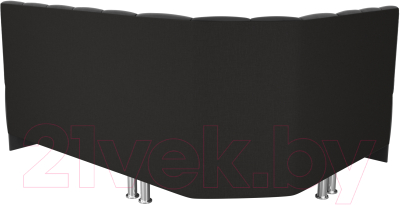 Уголок кухонный мягкий Лига Диванов Кантри левый / 106844L (велюр серый)