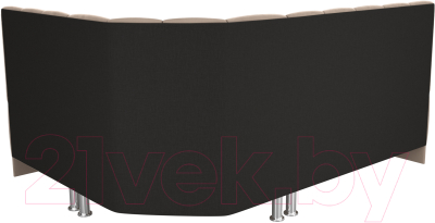 Уголок кухонный мягкий Лига Диванов Кантри правый / 106843 (велюр бежевый)