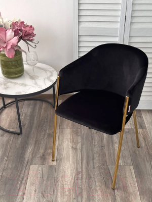 Стул M-City Dill / 629M05377 (Momo-47 черный/золотой)