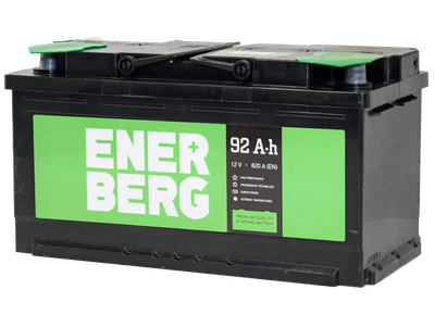 Автомобильный аккумулятор Enerberg 6СТ-92VLR R+ 820A - фото