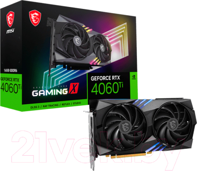 Видеокарта MSI GeForce RTX 4060 Ti Gaming X 16G