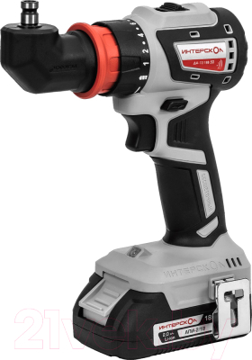 Аккумуляторная дрель-шуруповерт Интерскол Комби ДА-13/18В 50 (776.2.2.79)