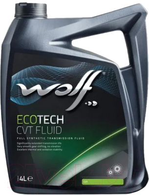 Трансмиссионное масло WOLF EcoTech CVT Fluid / 3020/4 - фото