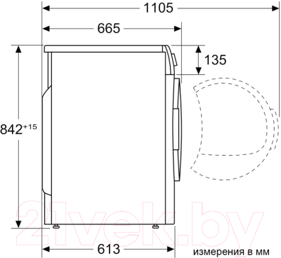 Сушильная машина Bosch WTH85V1GPL