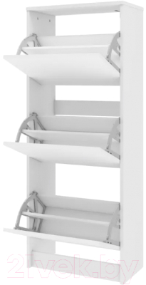 Тумба для обуви Stolline Лофт / 117.11 (белый)