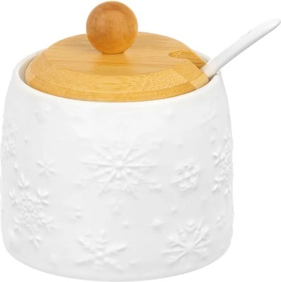 Емкость для хранения Elan Gallery Снежинки / 540538 - фото