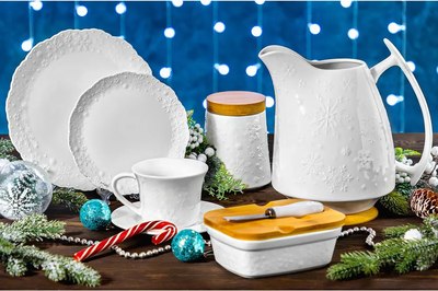 Емкость для хранения Elan Gallery Снежинки / 540538