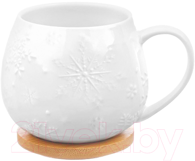 Кружка Elan Gallery Снежинки / 540583 - фото