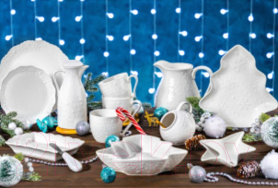 Кружка Elan Gallery Снежинки / 540583