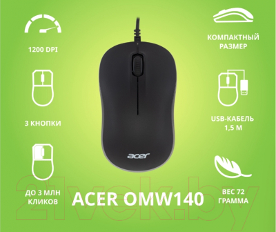Мышь Acer OMW140 / ZL.MCEEE.00L