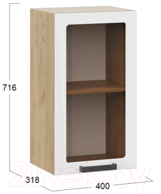 Шкаф навесной для кухни ТриЯ Детройт 1В45С исп.2