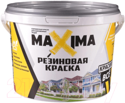 Краска Super Decor Maxima резиновая №112 Аттика RAL 1015 - фото