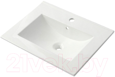 Тумба с умывальником ЗОВ Монови 60 / M60LW0LWS-OL60 (белый)