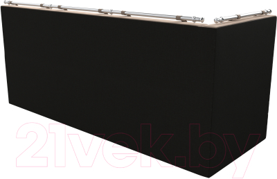 Уголок кухонный мягкий Лига Диванов Метро левый / 105027L (велюр бежевый/коричневый)