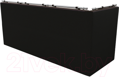 Уголок кухонный мягкий Лига Диванов Метро левый / 114088L (микровельвет коричневый/сиреневый)