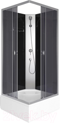 Душевая кабина Niagara Eco E90/26Q/TN/BK 90x90x195 - фото