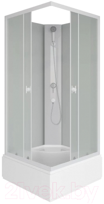 Душевая кабина Niagara Promo P100/26Q/MT/BK 100x100x195 - фото