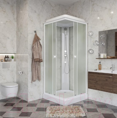 Душевая кабина Niagara Promo P90/13Q/MT 90x90x215